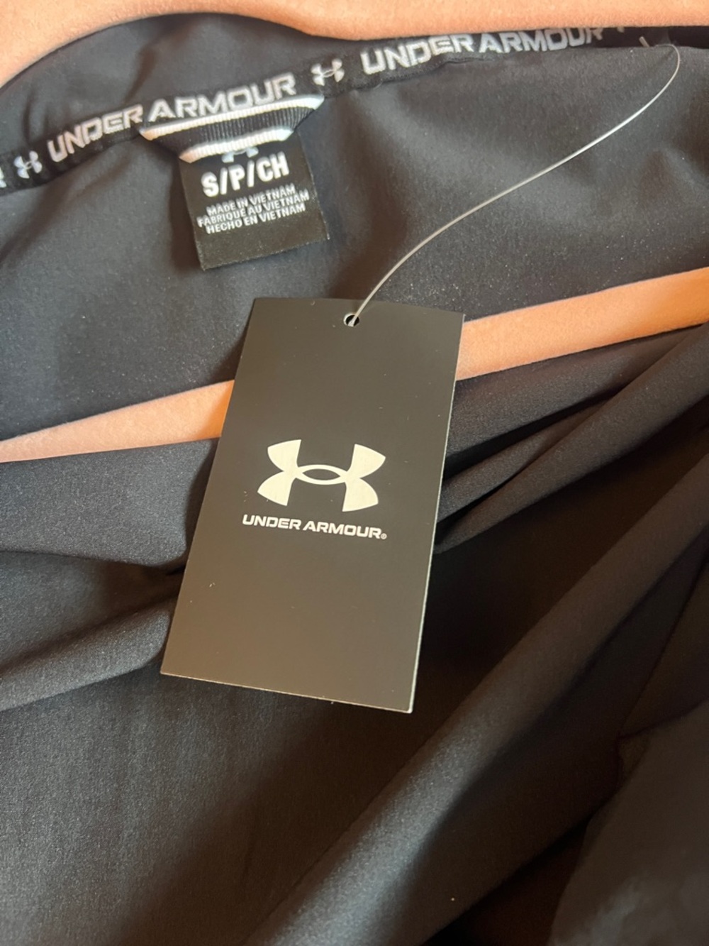 Under Armour Black and White Men’s Rival Stretch Woven Jacket - Picture 7 of 7